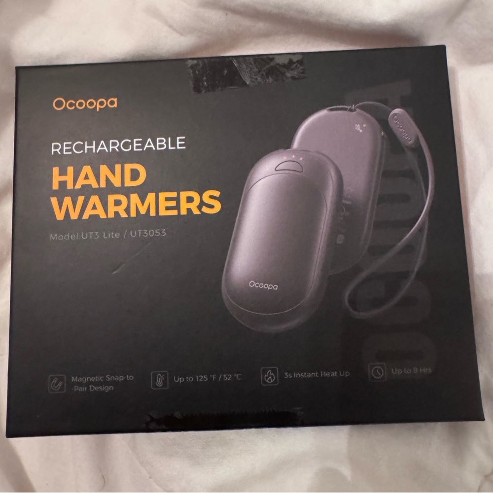 OCOOPA Magnetic Hand Warmers Rechargeable 2 Pack NWOT